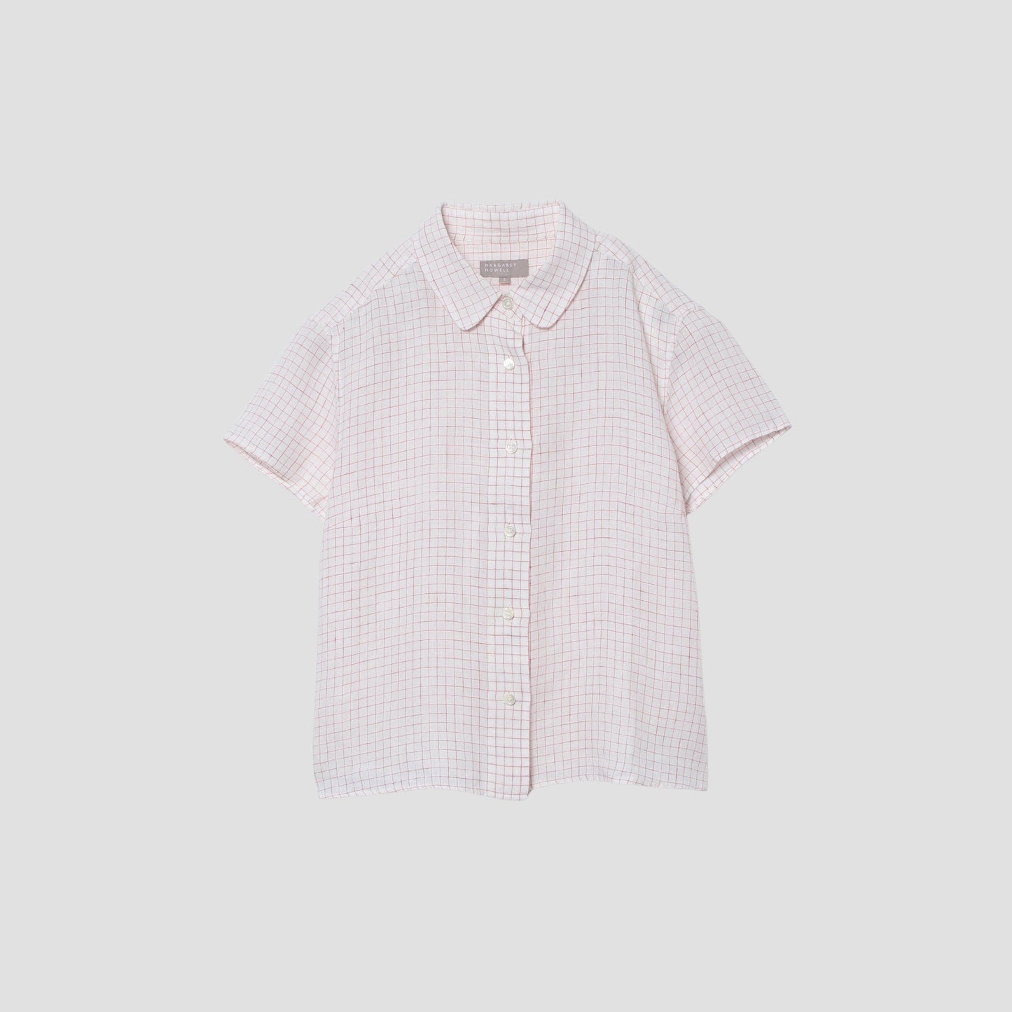 GRAPH CHECK LINEN SHIRT