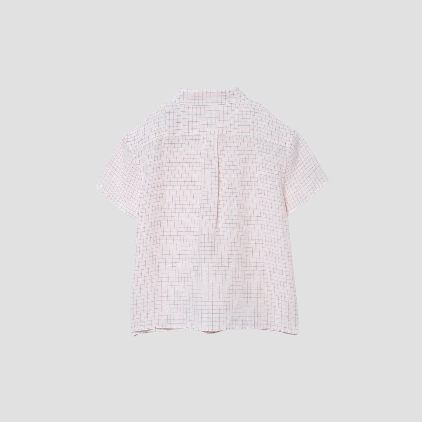 GRAPH CHECK LINEN SHIRT