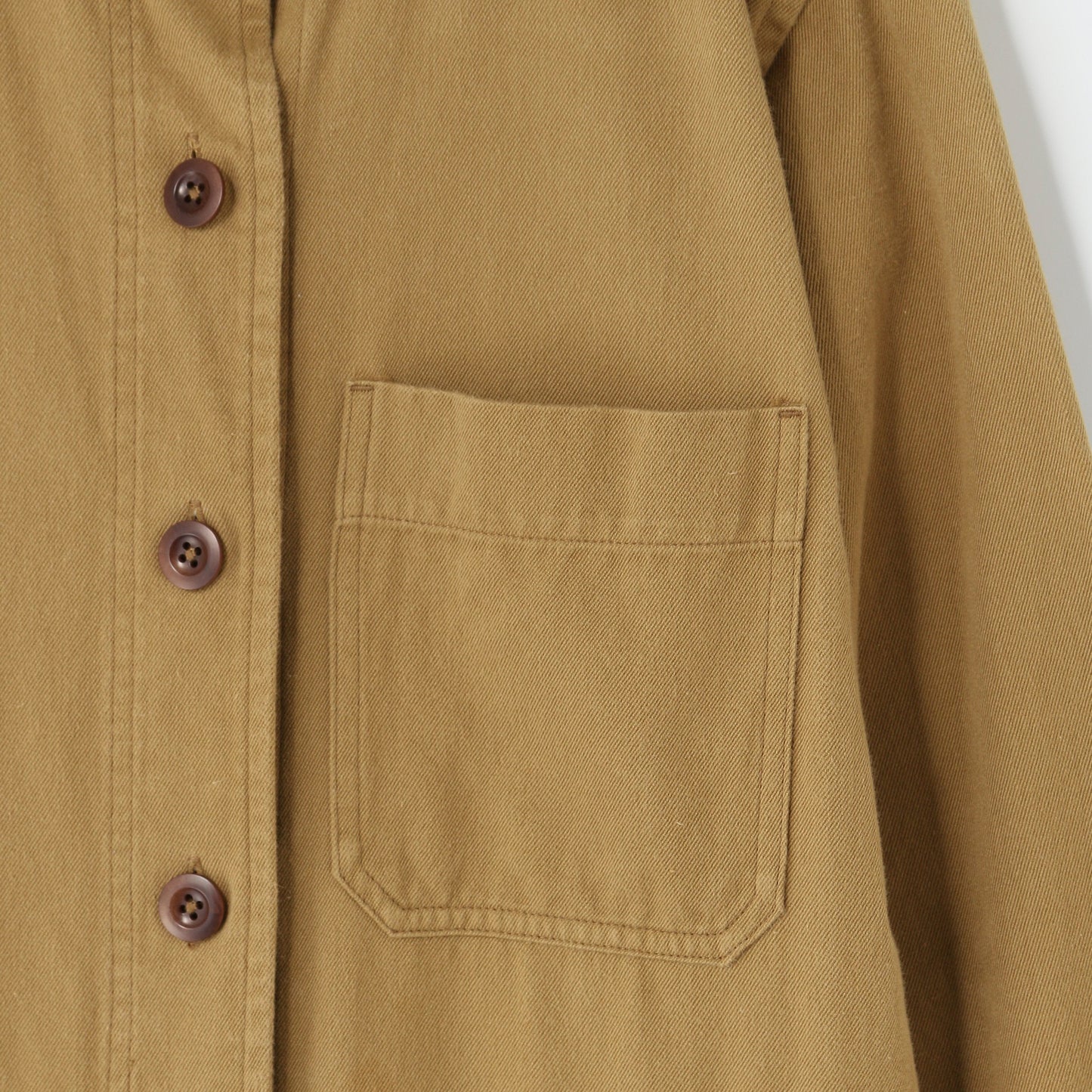 TWISTED YARN COTTON TWILL DRESS