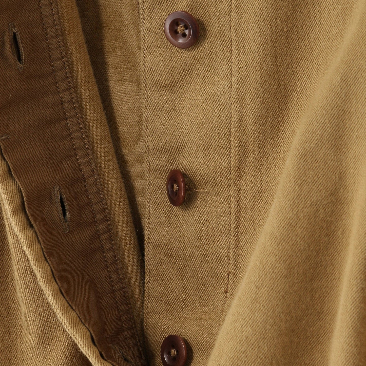 TWISTED YARN COTTON TWILL DRESS