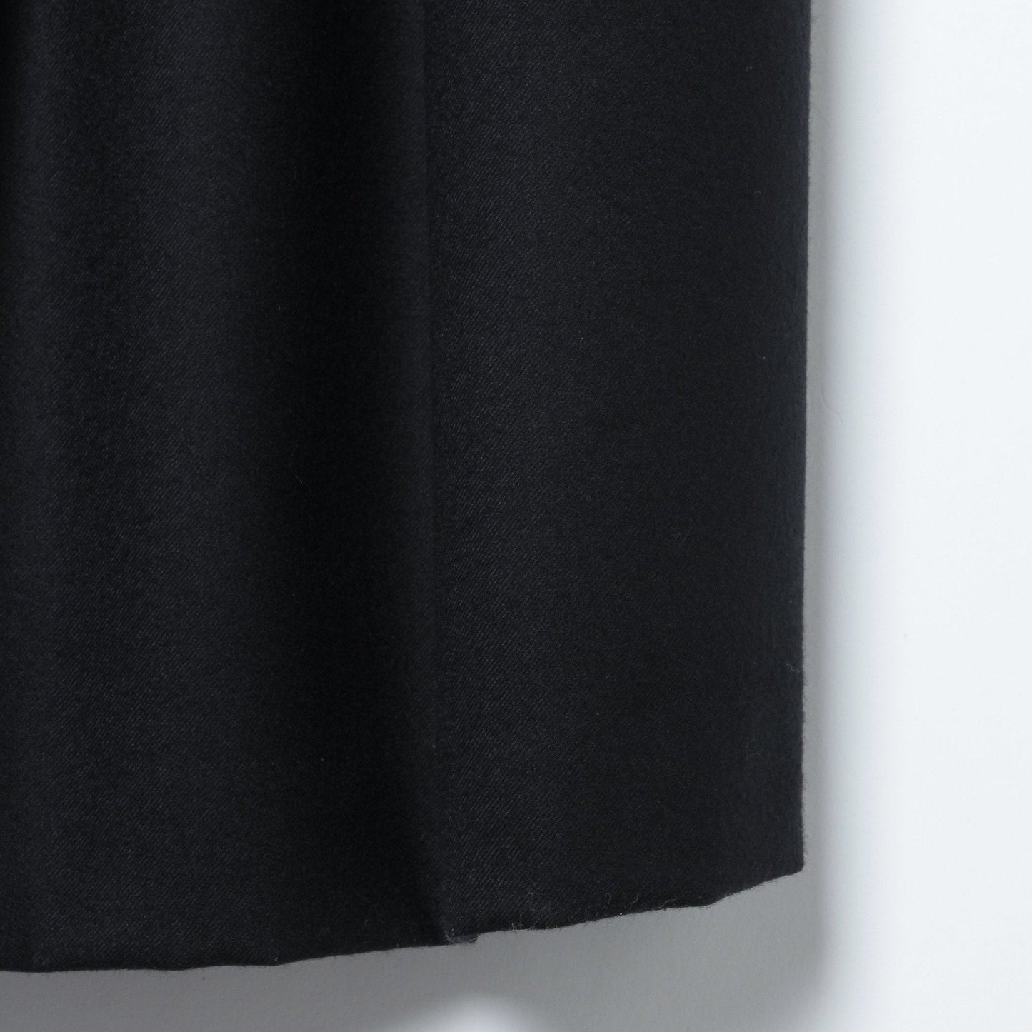 BLACK FLANNEL DRESS