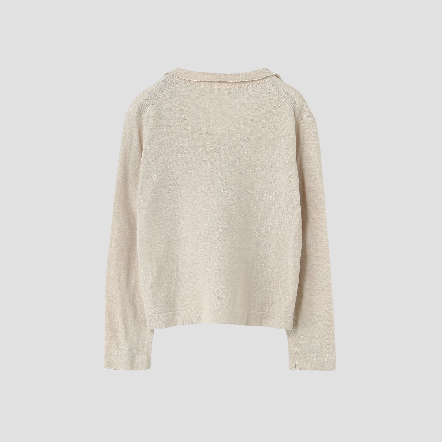 TWISTED LINEN COTTON CARDIGAN KNIT