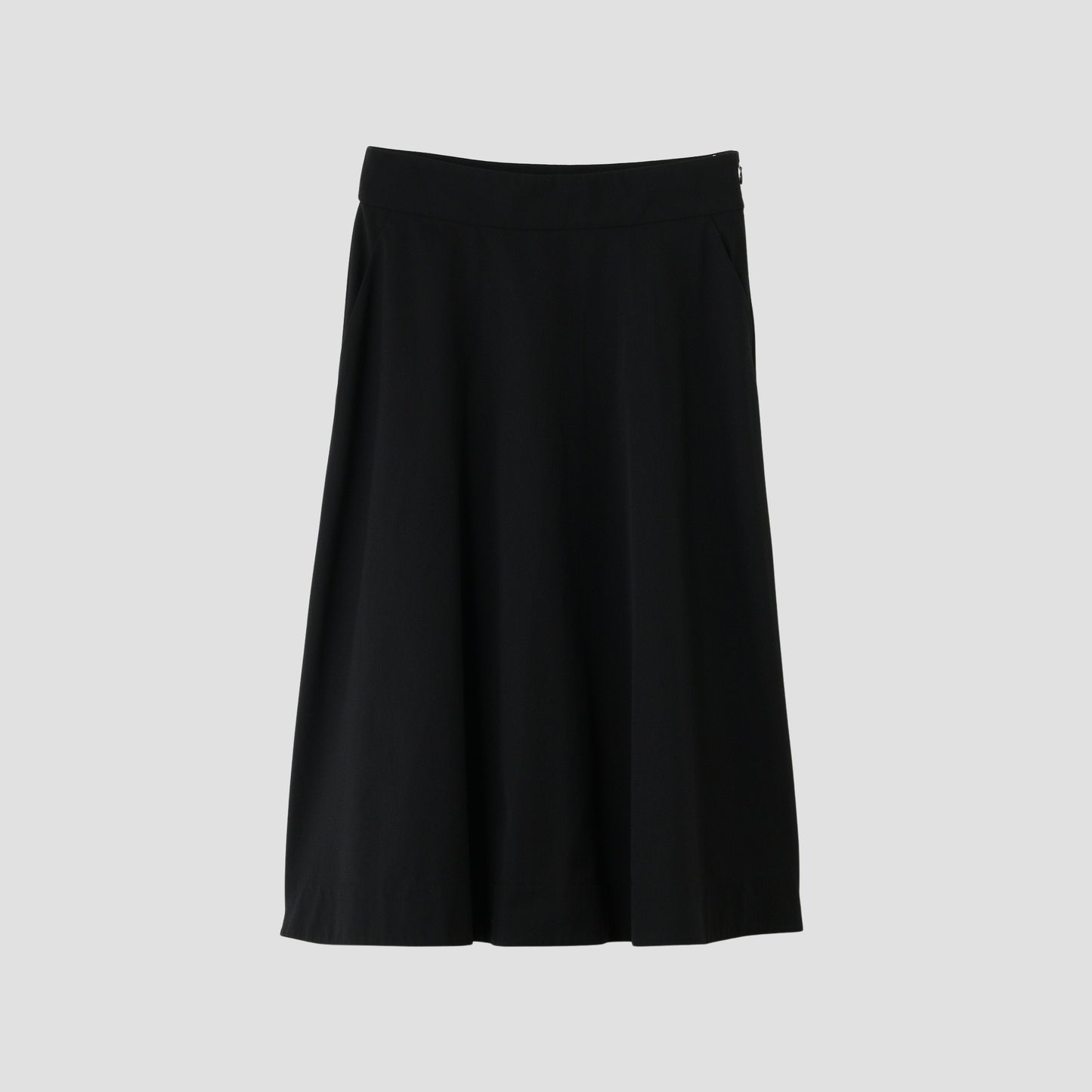 FINE WOOL COTTON TWILL SKIRT