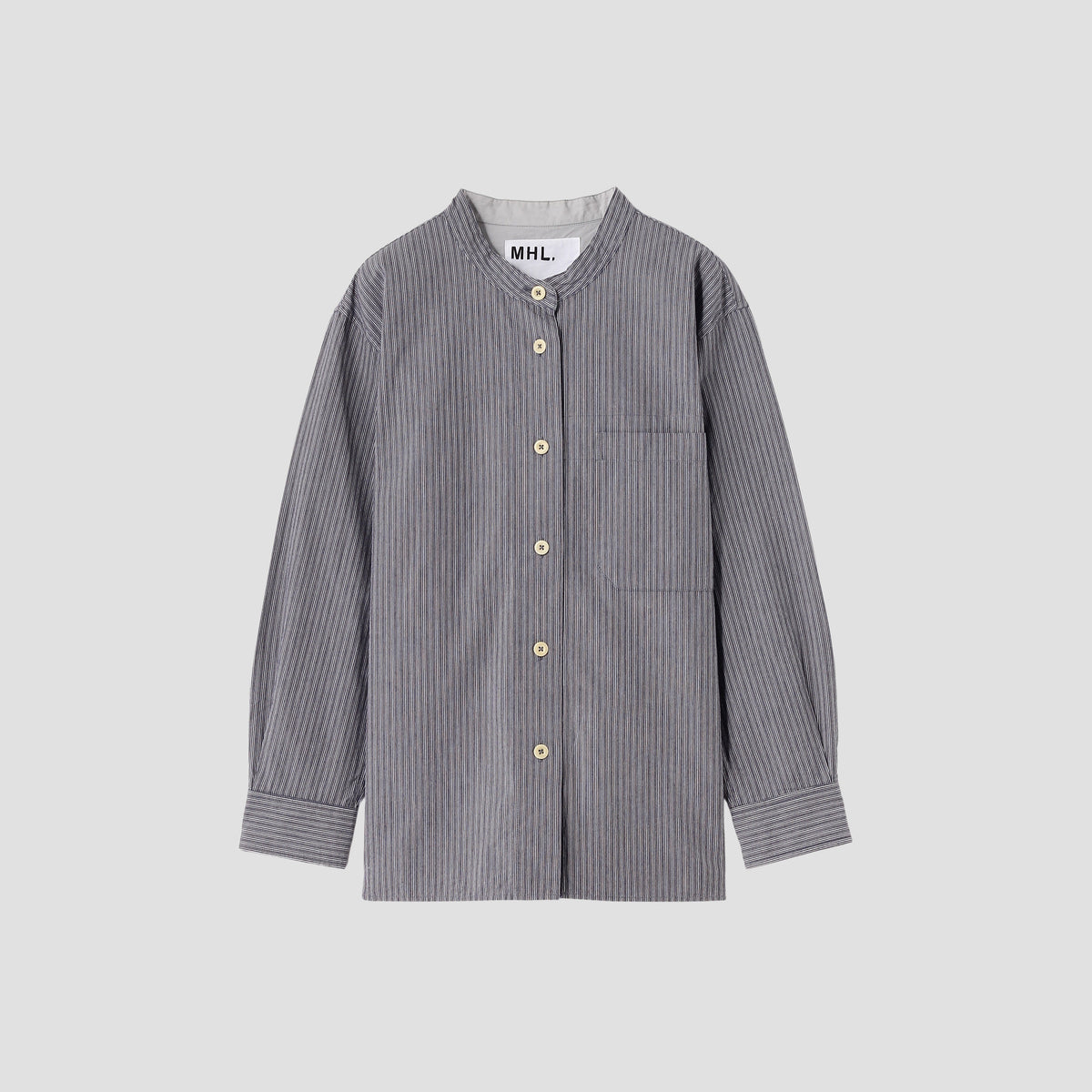 NATURAL SEERSUCKER STRIPE SHIRT