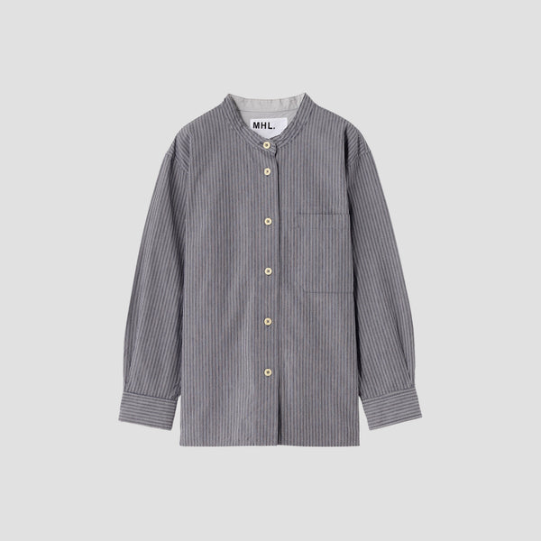 NATURAL SEERSUCKER STRIPE SHIRT