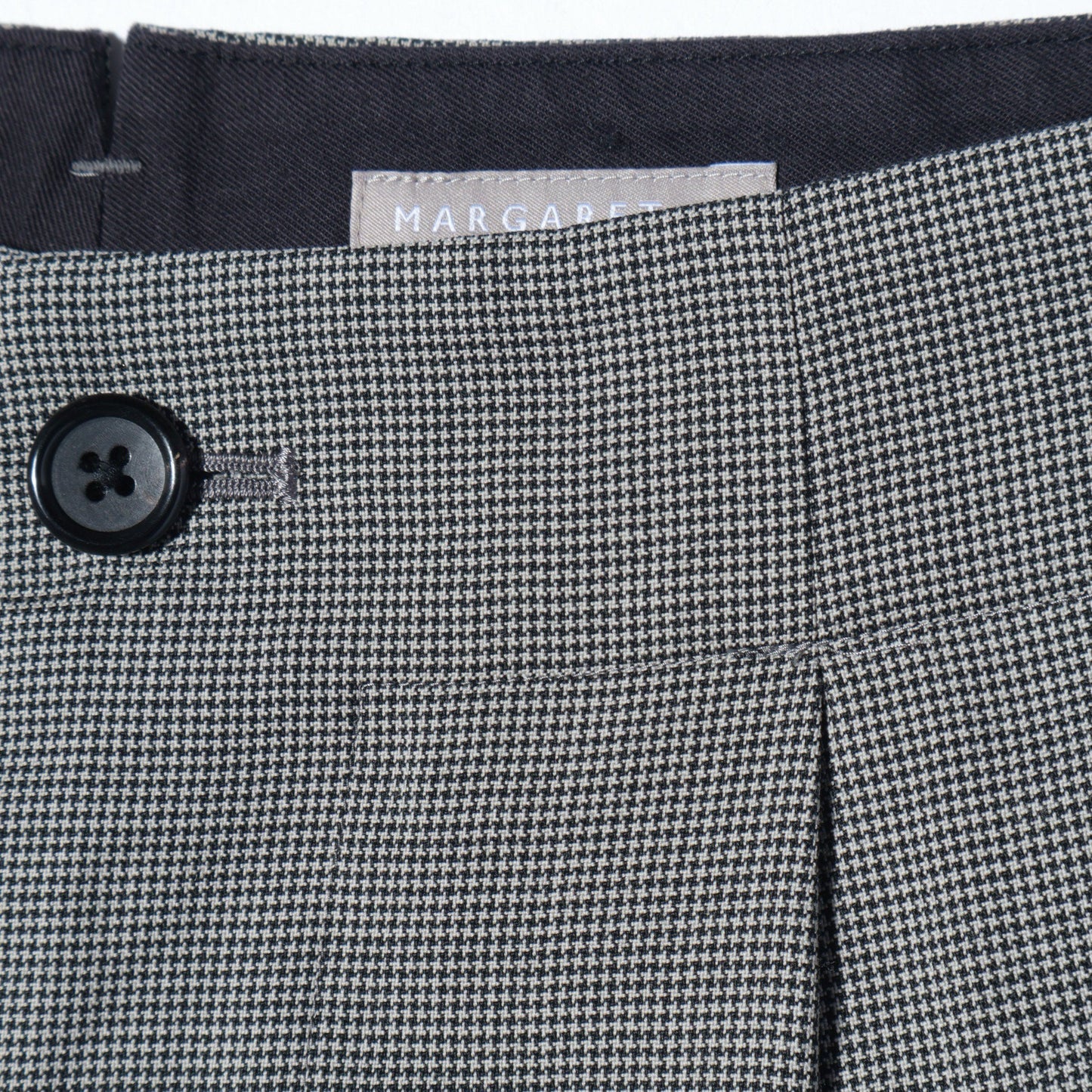 FINE WOOL POPLIN TROUSERS