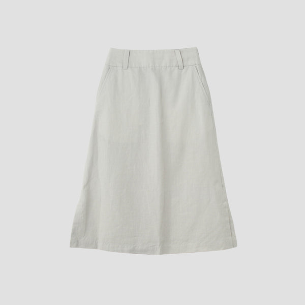 HIGH DENSE LINEN SKIRT