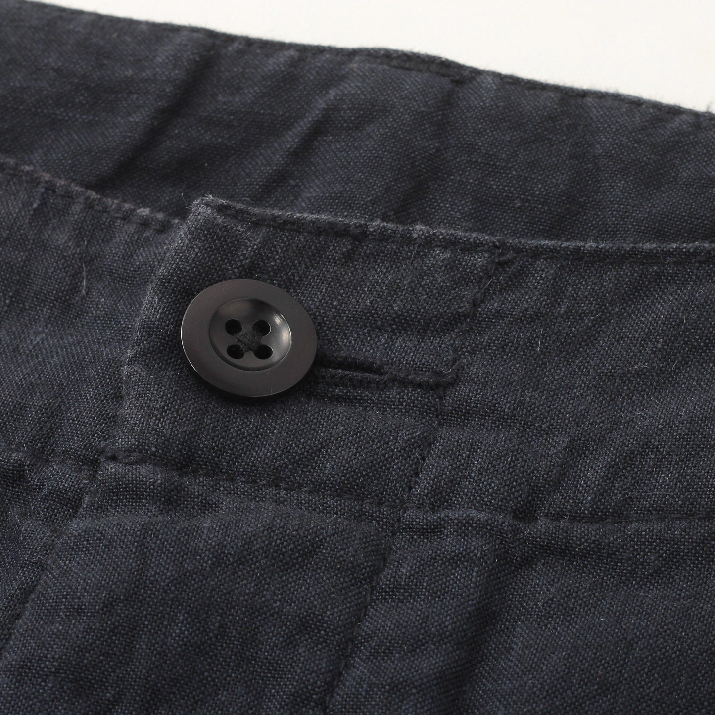 LINEN COTTON CANVAS TROUSERS