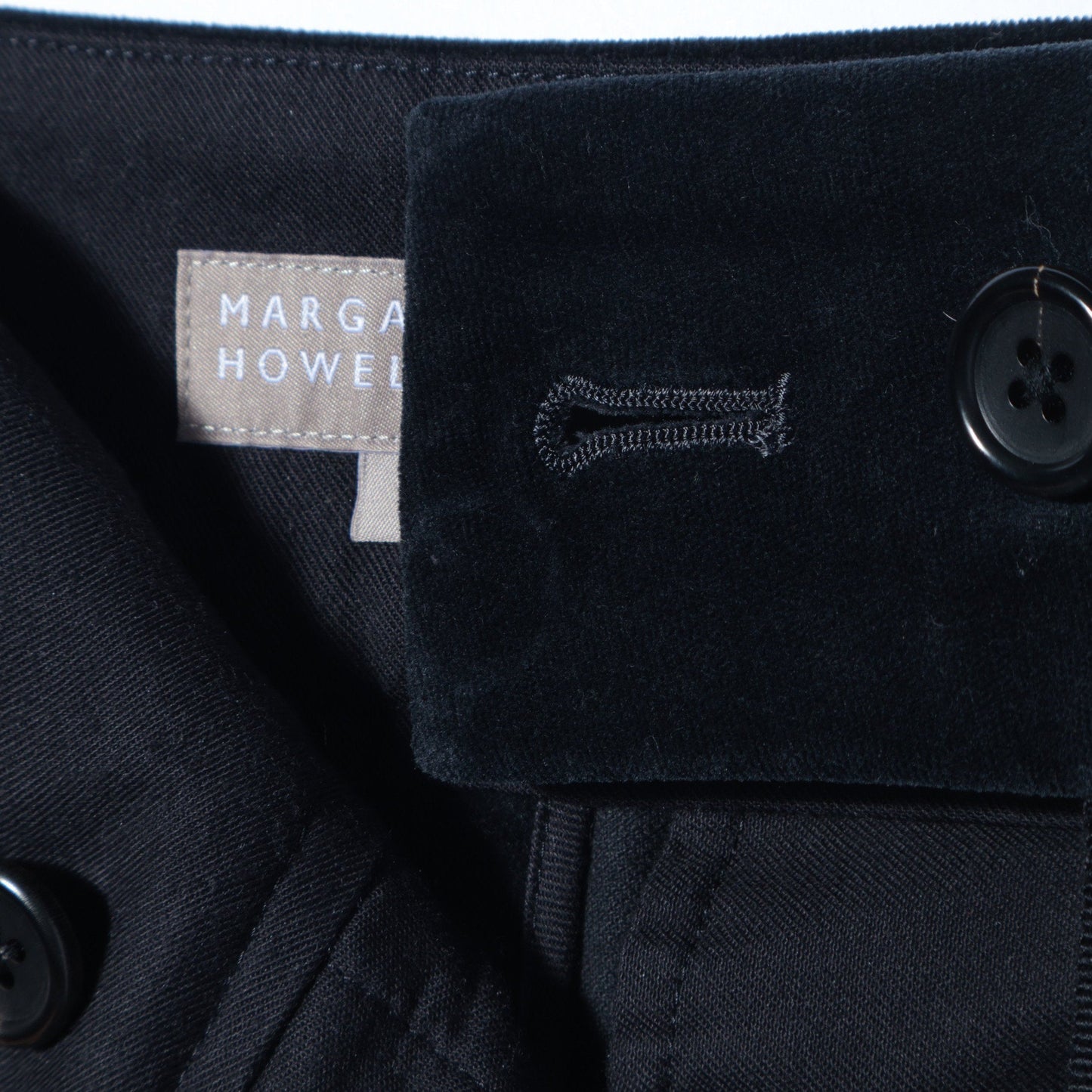 COTTON VELVET TROUSERS