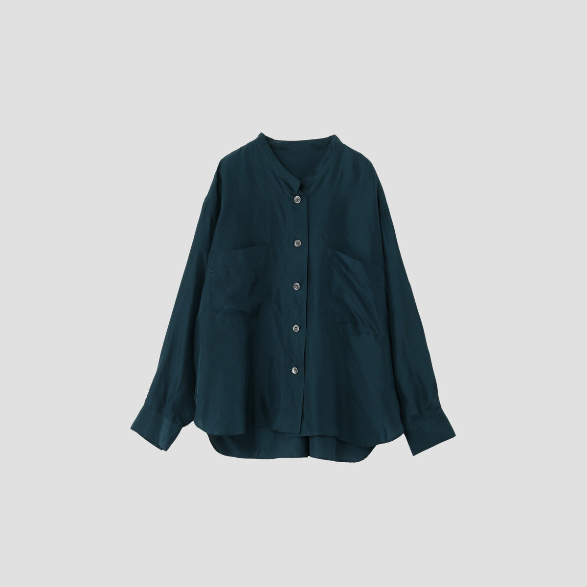 FINE SILK POPLIN SHIRT