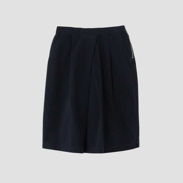 YARN DYE HEAVY TWILL SKIRT