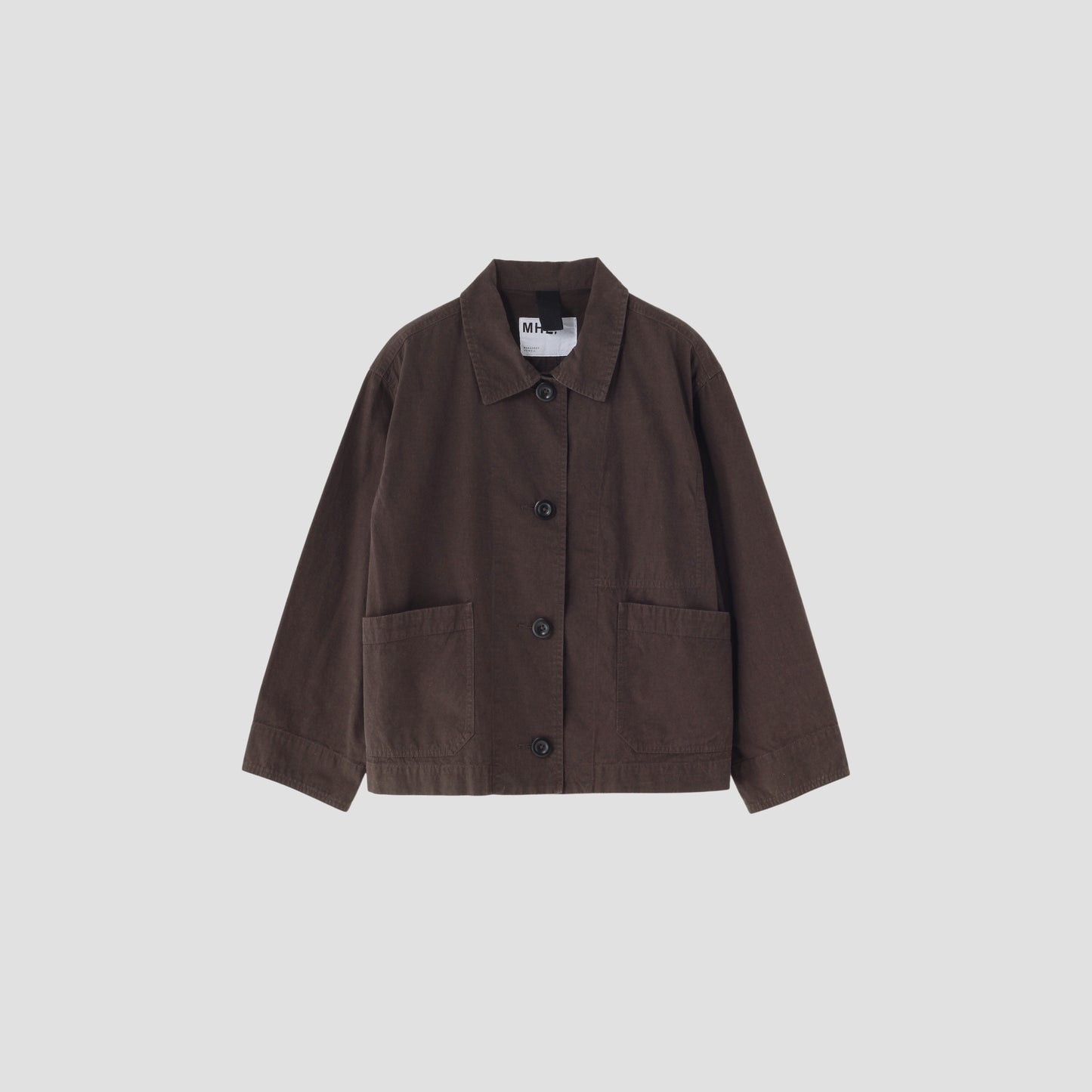 OVERDYE MELANGE COTTON LINEN BLOUSON