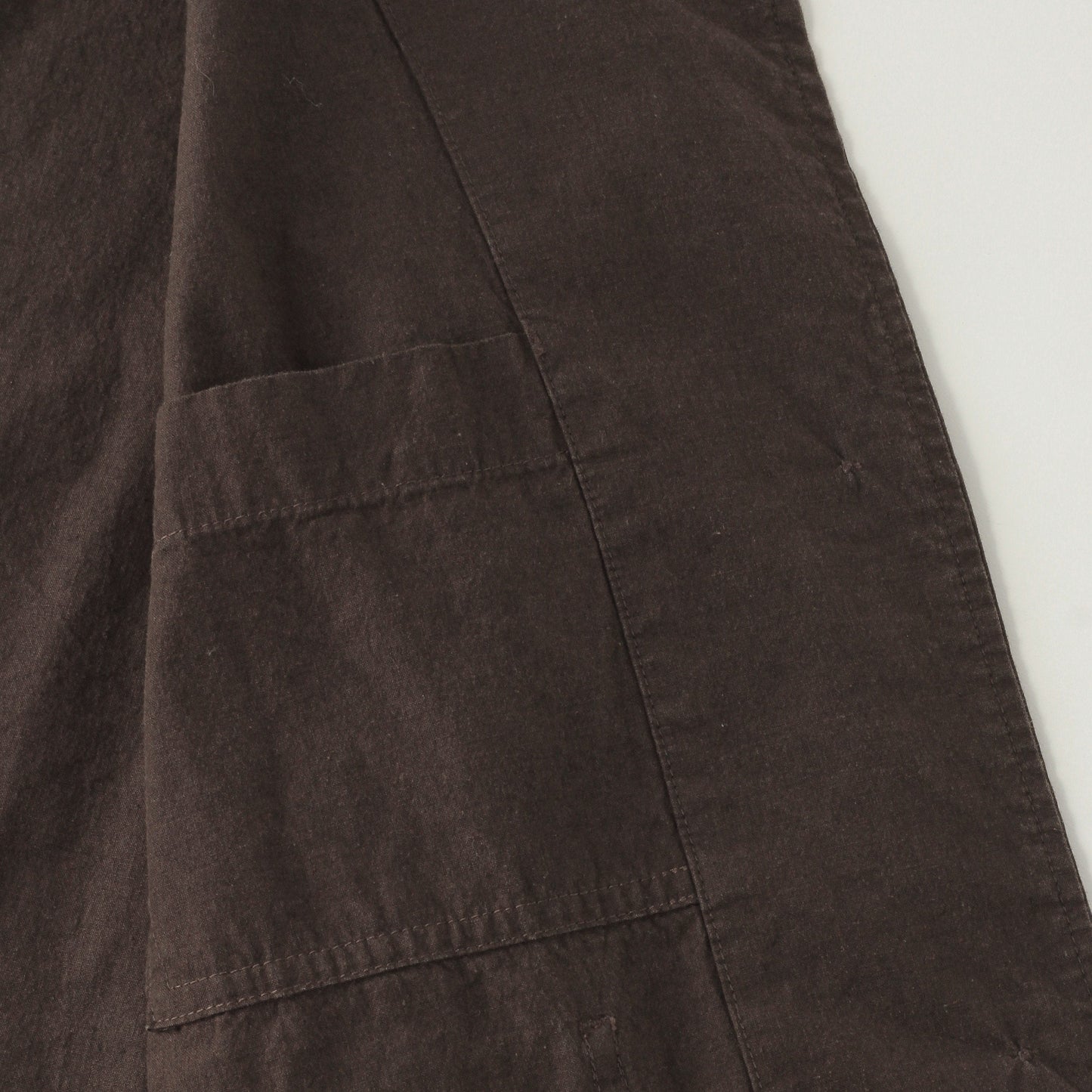 OVERDYE MELANGE COTTON LINEN BLOUSON