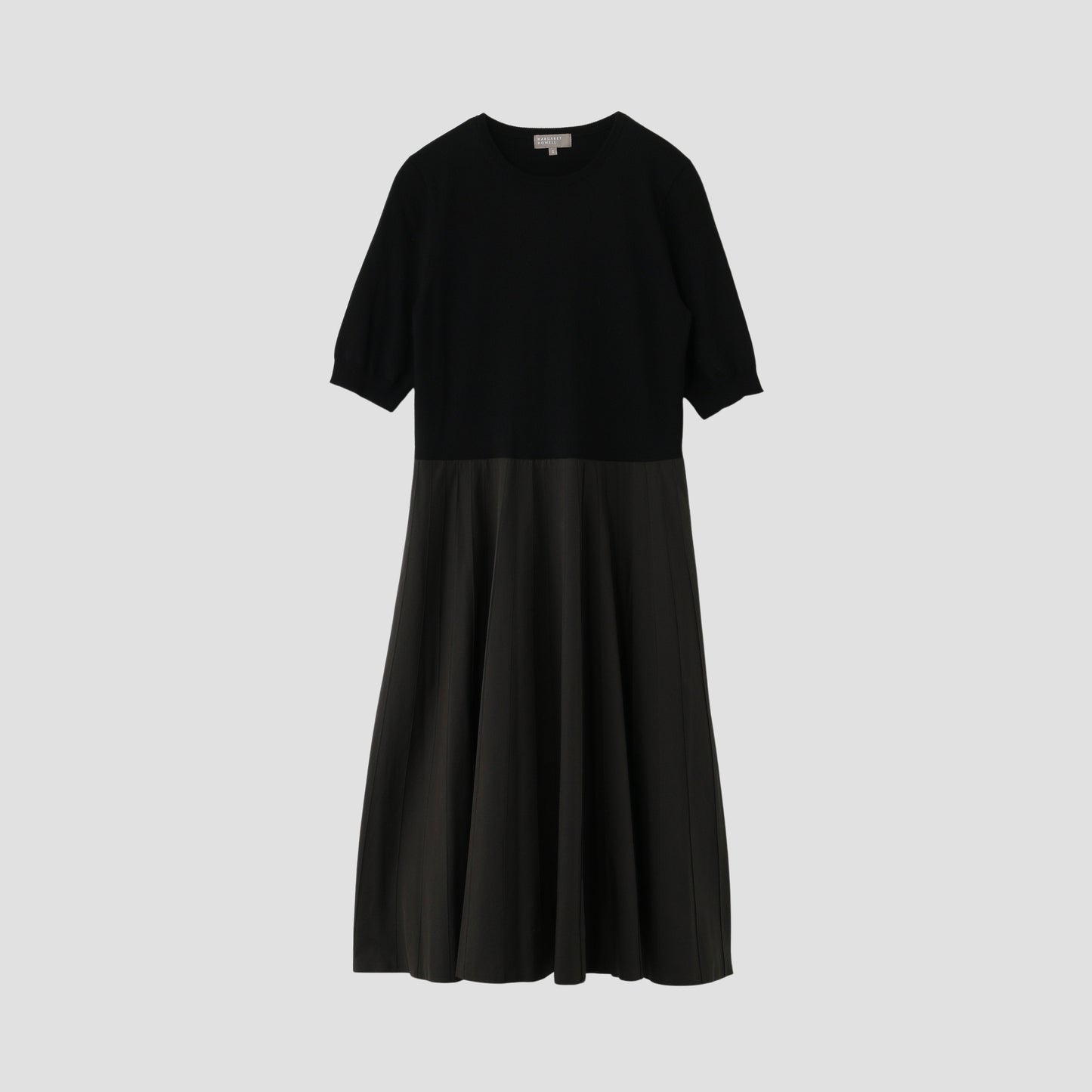 COTTON SILK POPLIN DRESS