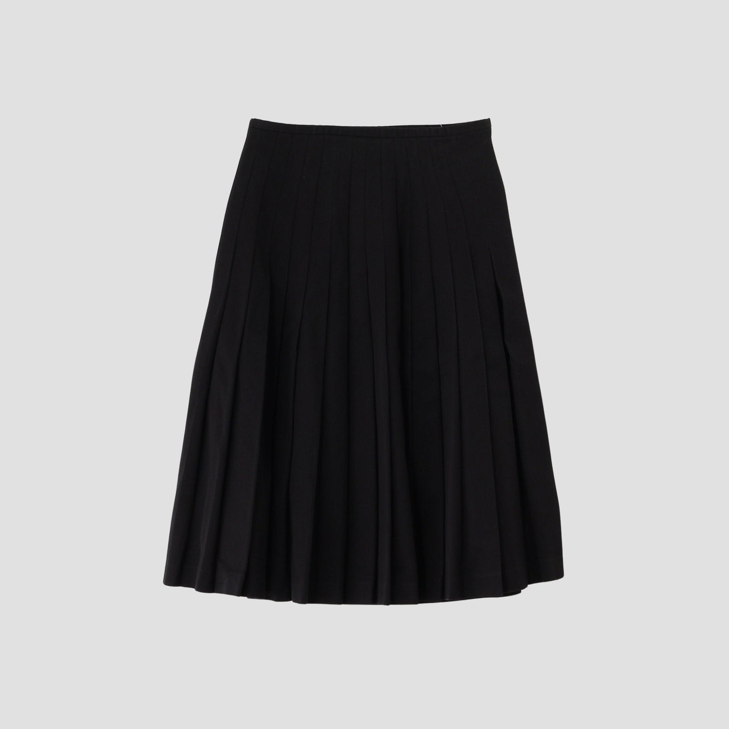COTTON SILK POPLIN SKIRT