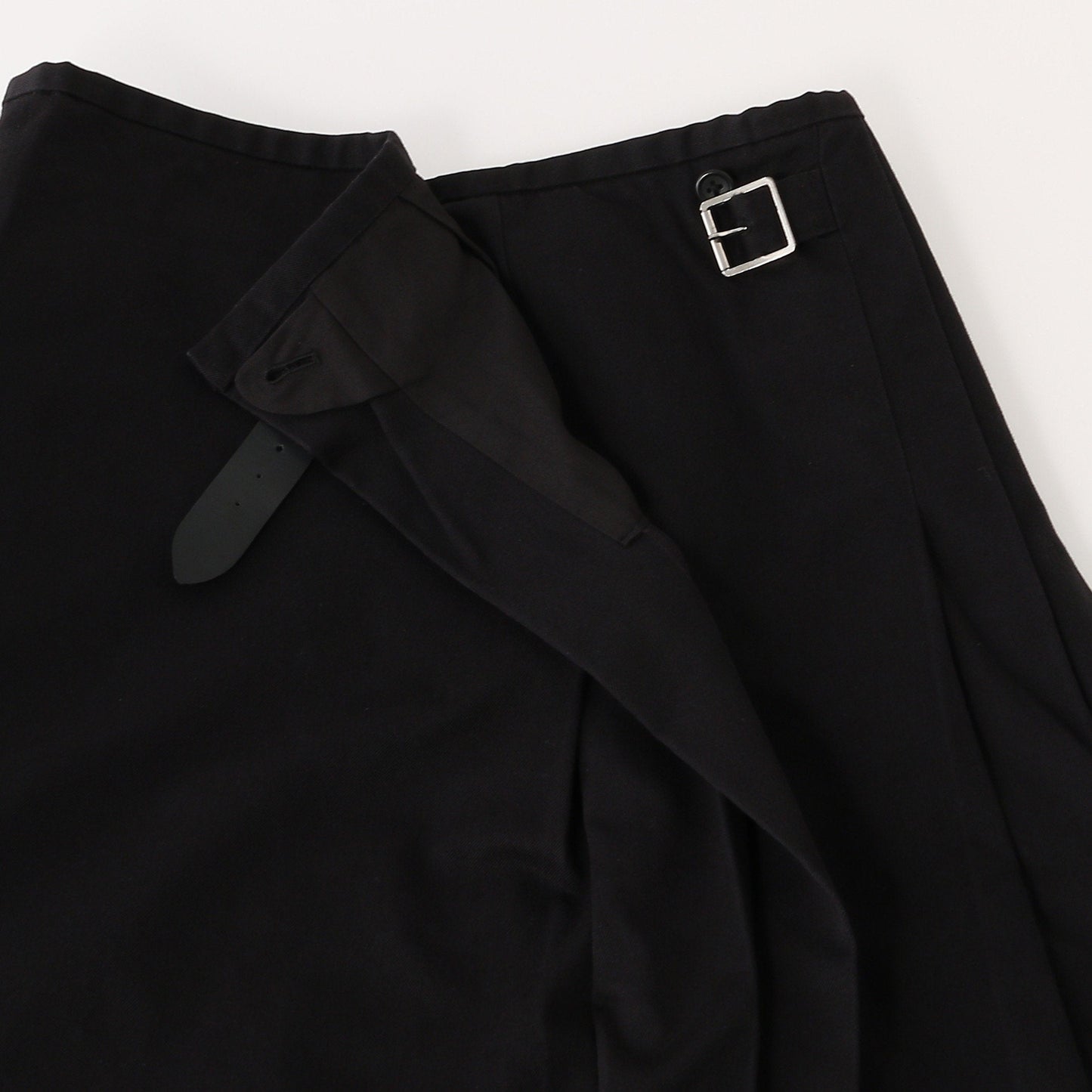 COTTON SILK POPLIN SKIRT