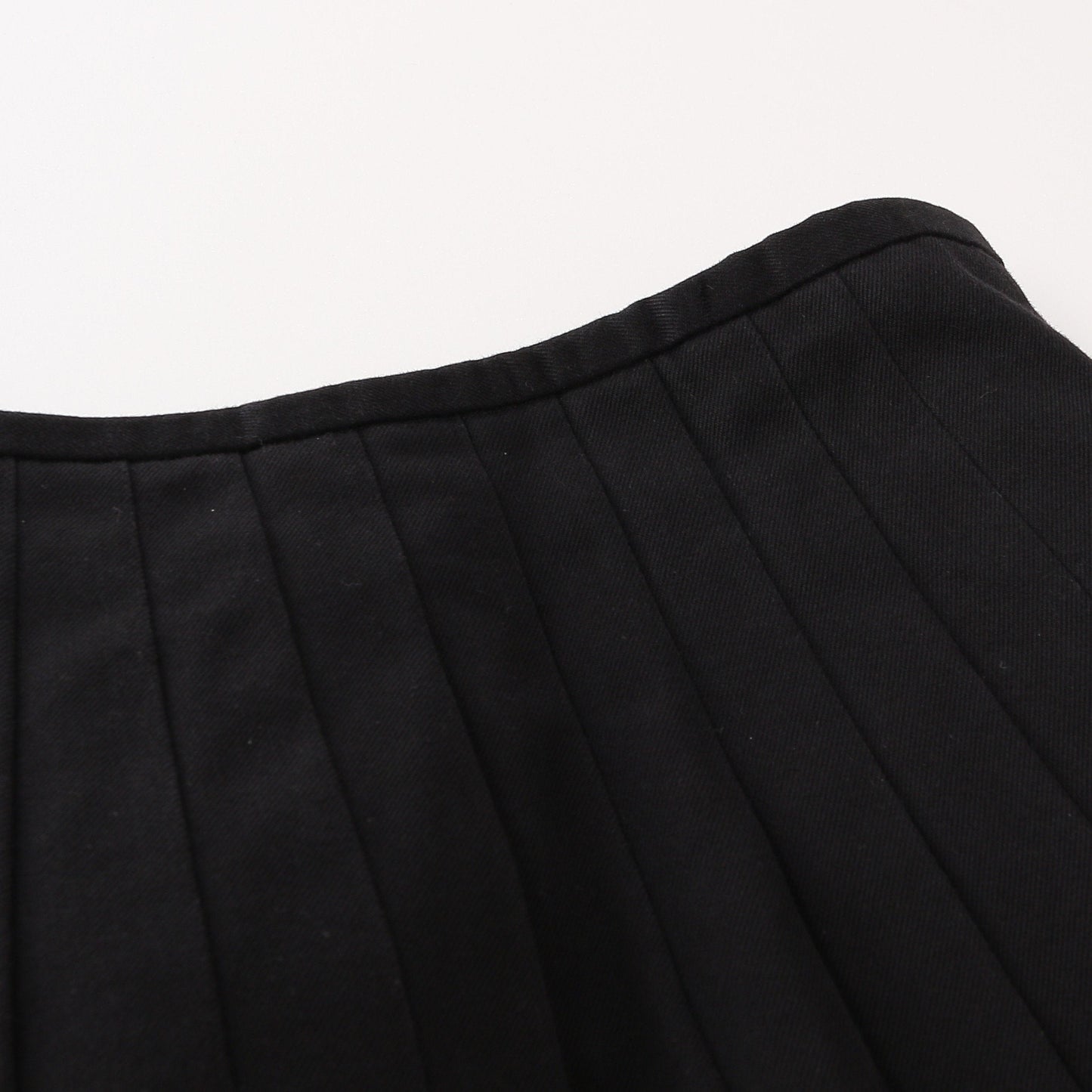 COTTON SILK POPLIN SKIRT