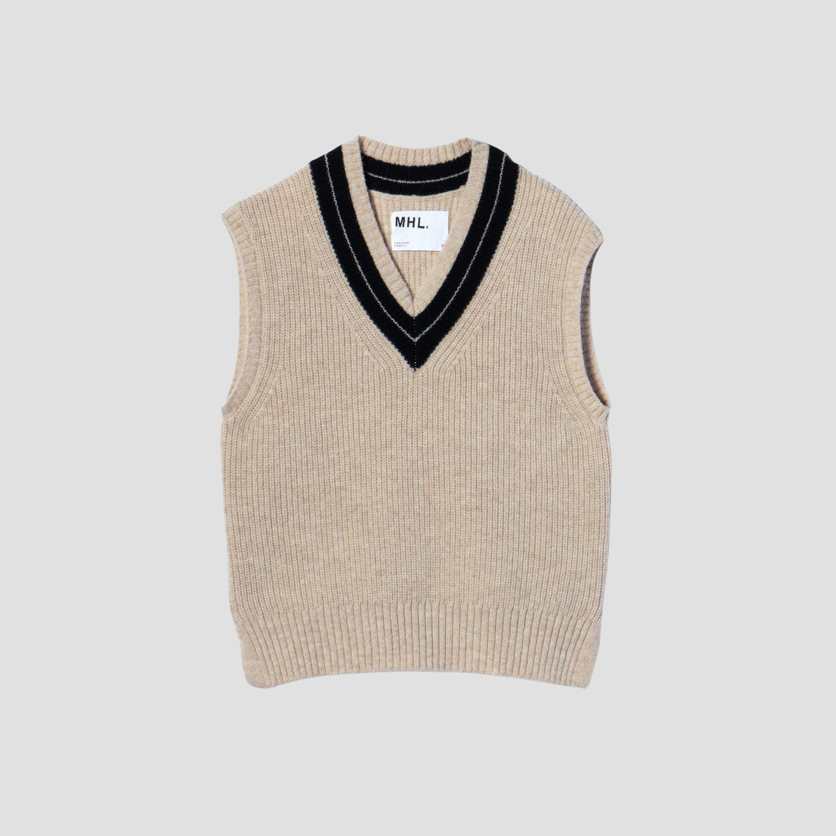 TOUGH WOOL RIB KNIT