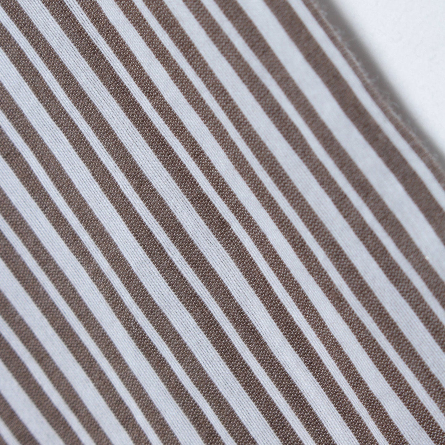 TRAM STRIPE COTTON SILK SHIRT
