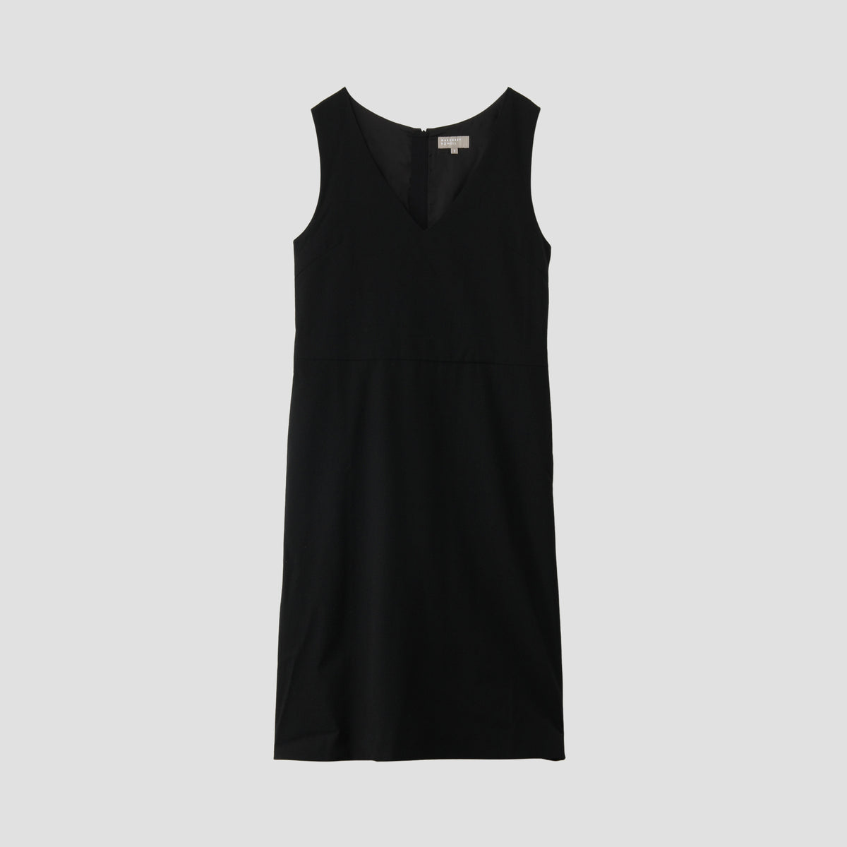 MILLED WOOL TWILL DRESS