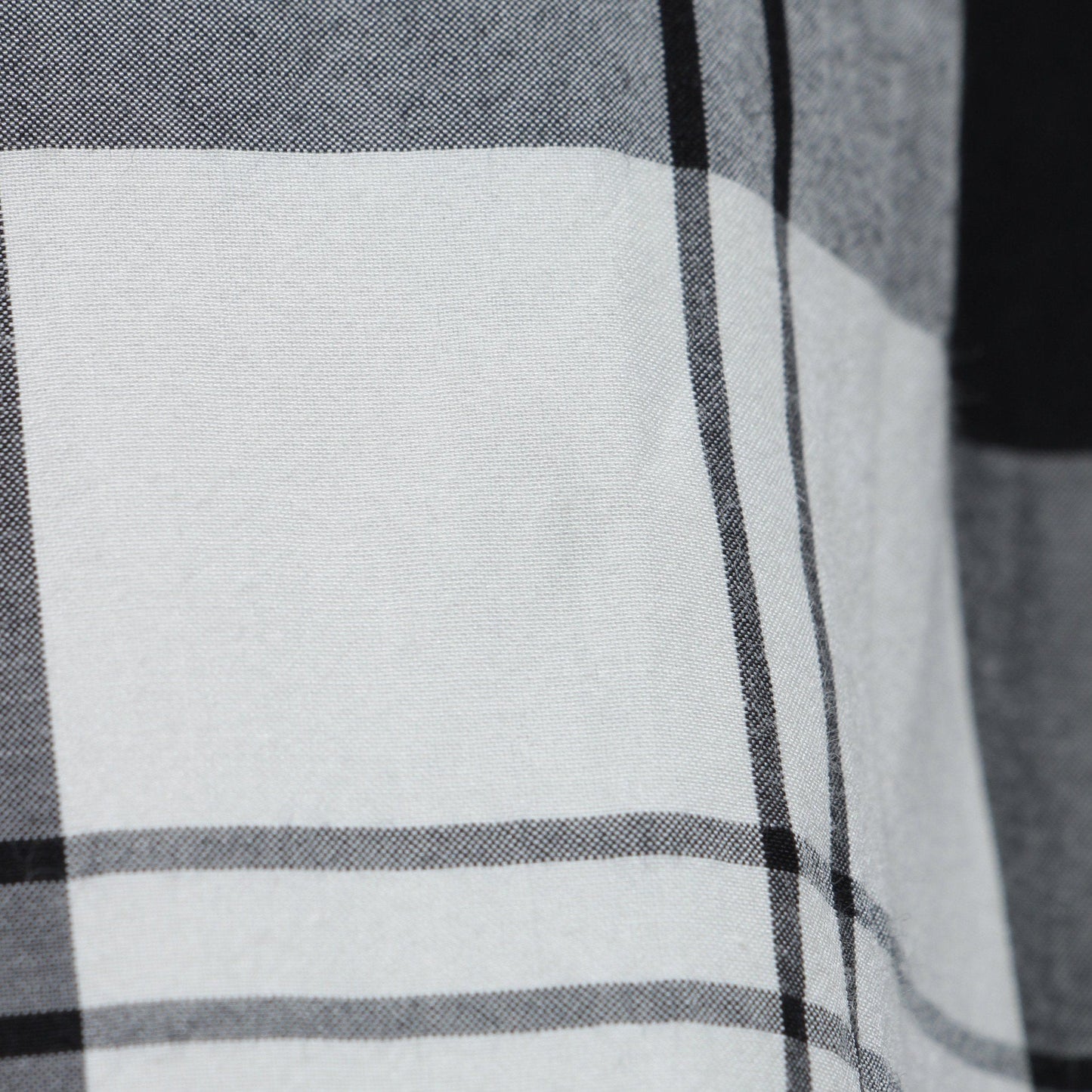 MONO CHECK SILK COTTON SKIRT