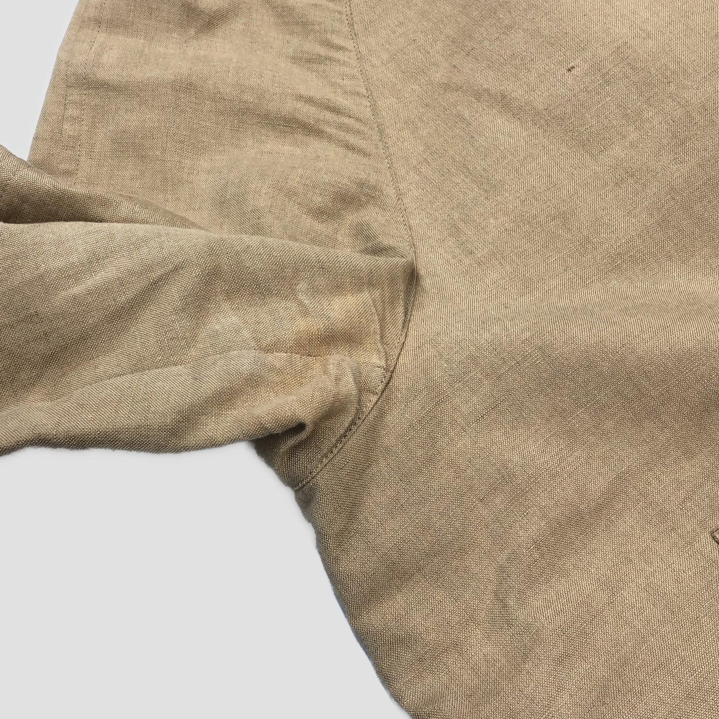 COTTON LINEN PLAIN WEAVE BLOUSON