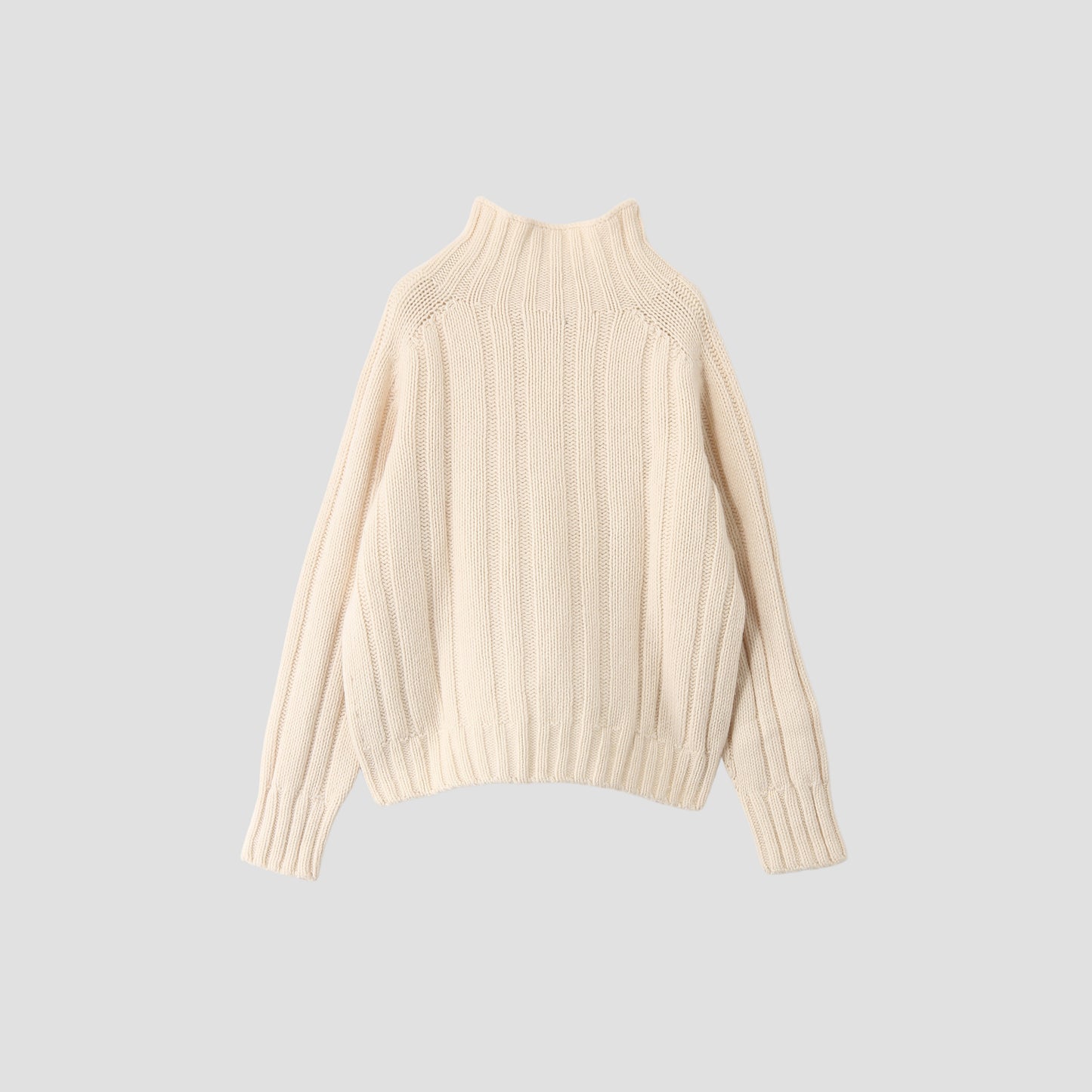 HICK NECK RIBBED JUMPER KNIT