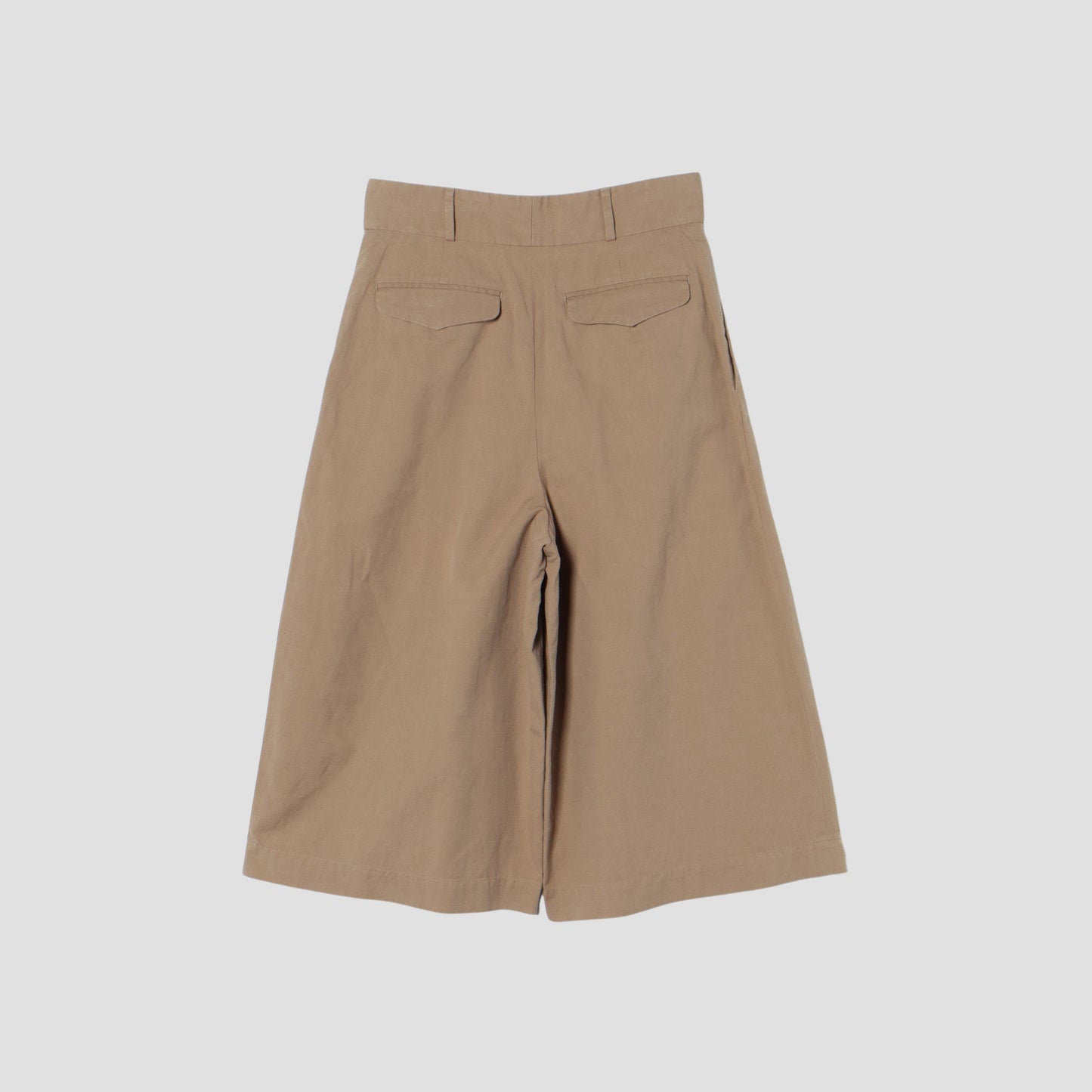 COTTON LINEN OXFORD TROUSERS