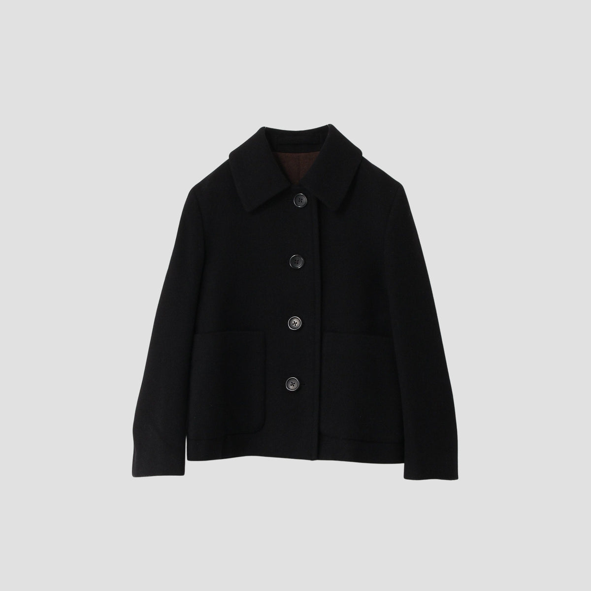 SHETLAND LINEN WOOL COAT