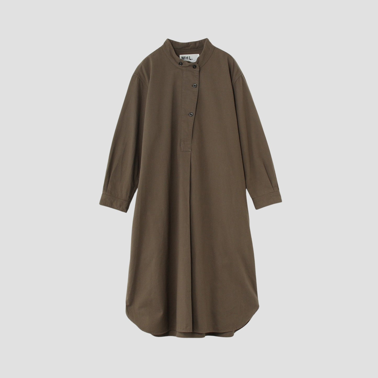 BRUSHED DRY COTTON TWILL DRESS