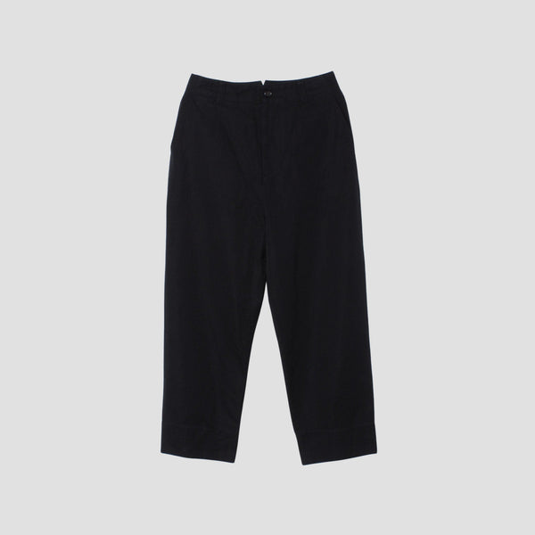COTTON LINEN TWILL TROUSERS