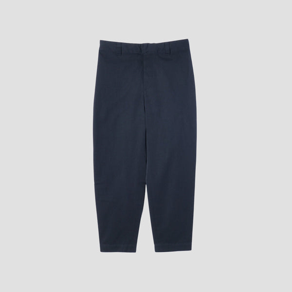 WOOL COTTON TWILL TROUSERS