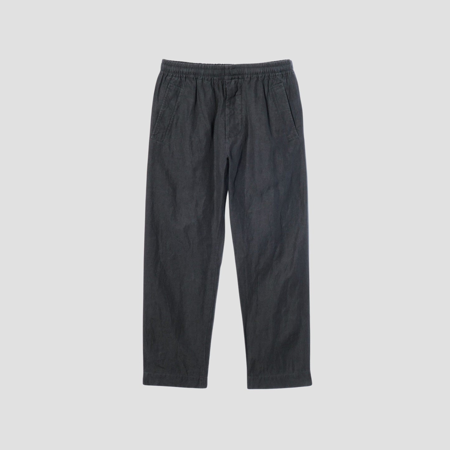 HIGHDENSE PLAINWEAVE LINEN TROUSERS