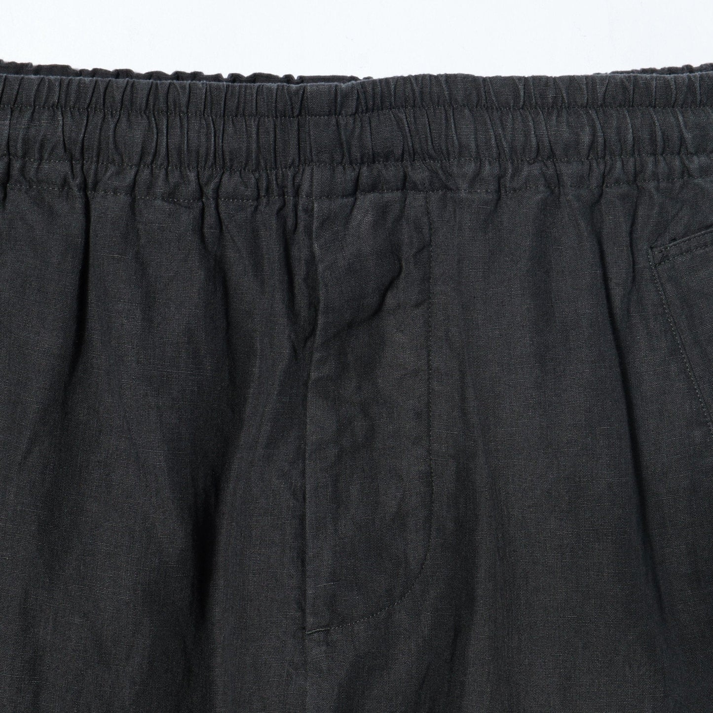 HIGHDENSE PLAINWEAVE LINEN TROUSERS