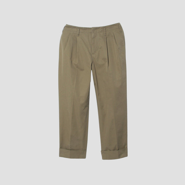 REFINED COTTON GABARDINE TROUSERS