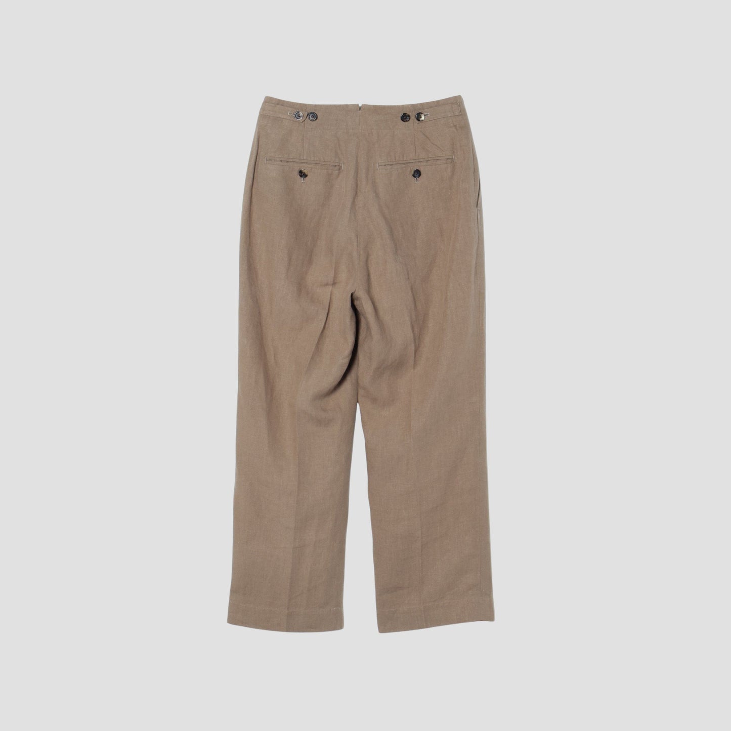 PLAIN LINEN TROUSERS