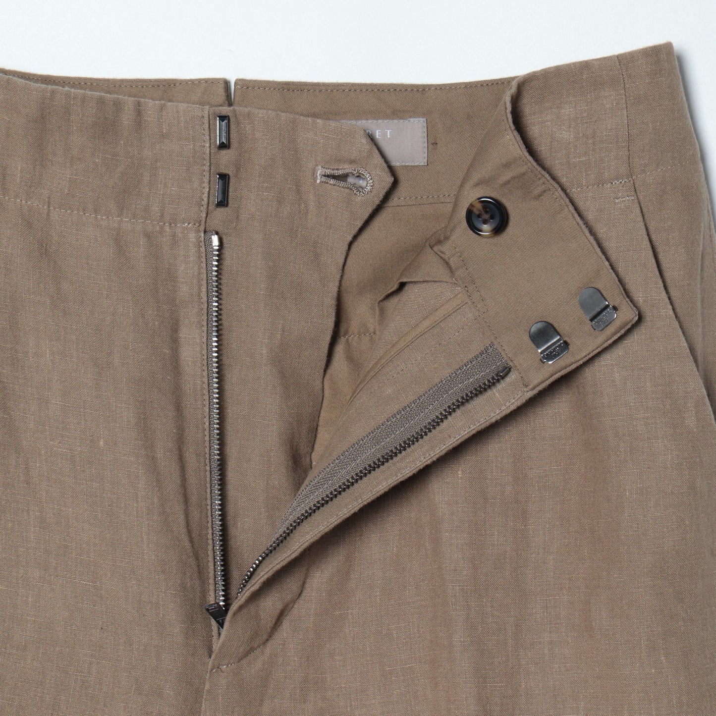PLAIN LINEN TROUSERS