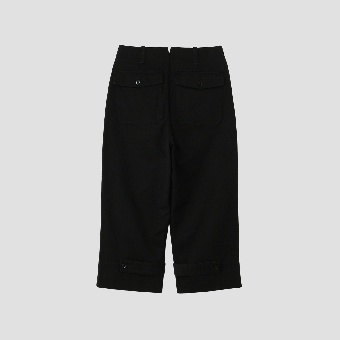 SOFT COTTON TWILL TROUSERS