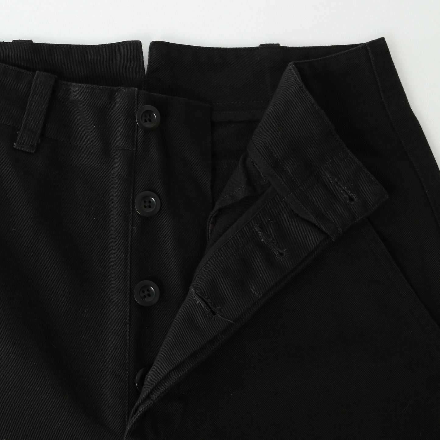 SOFT COTTON TWILL TROUSERS