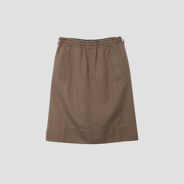 WOOL COTTON DRILL SKIRT