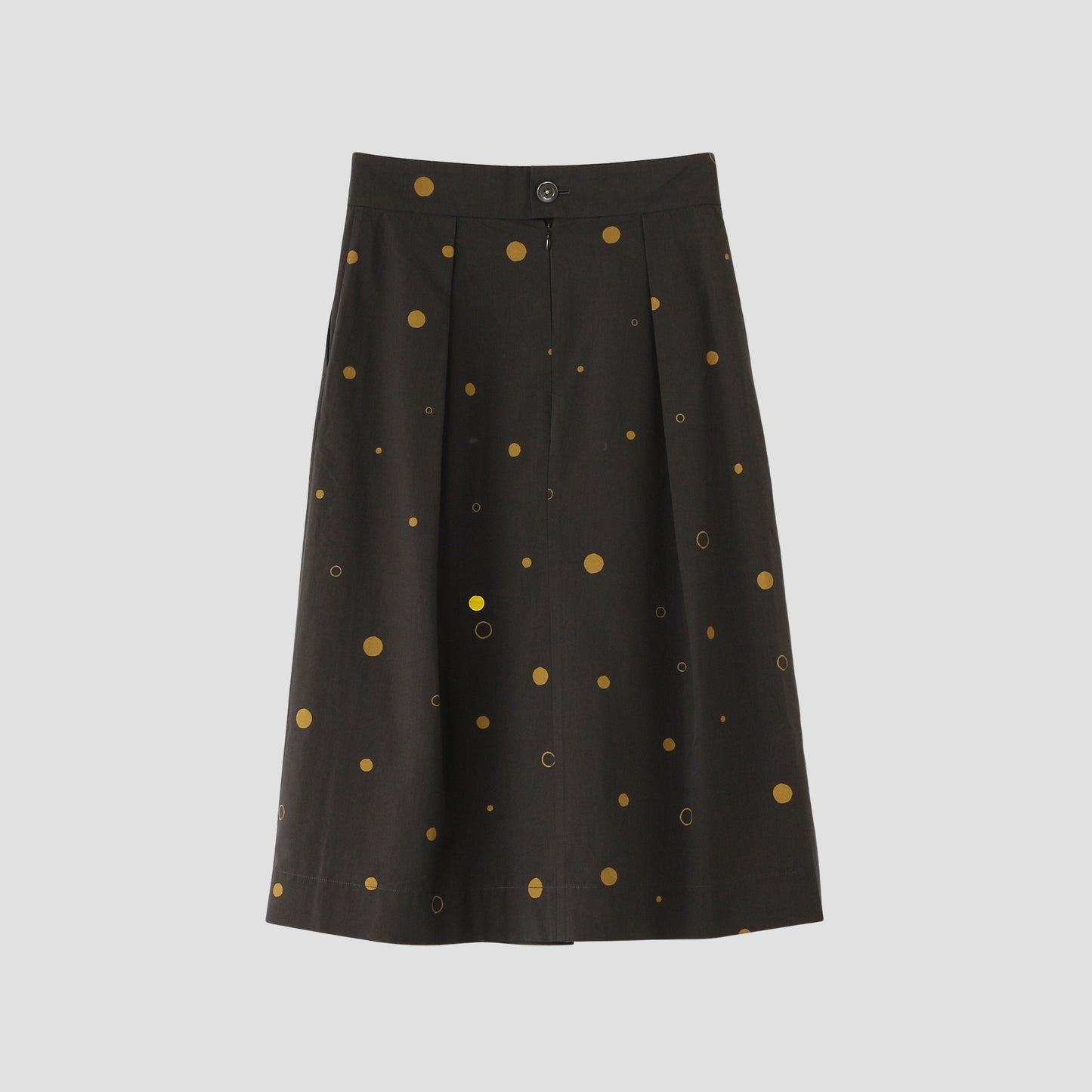 SPOT PRINT COTTON SILK SKIRT