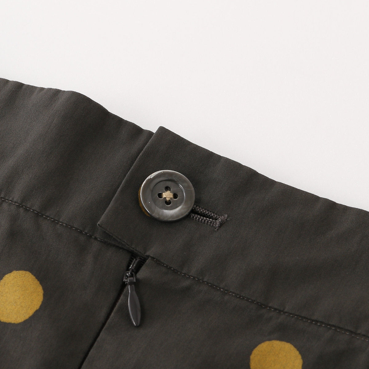 SPOT PRINT COTTON SILK SKIRT