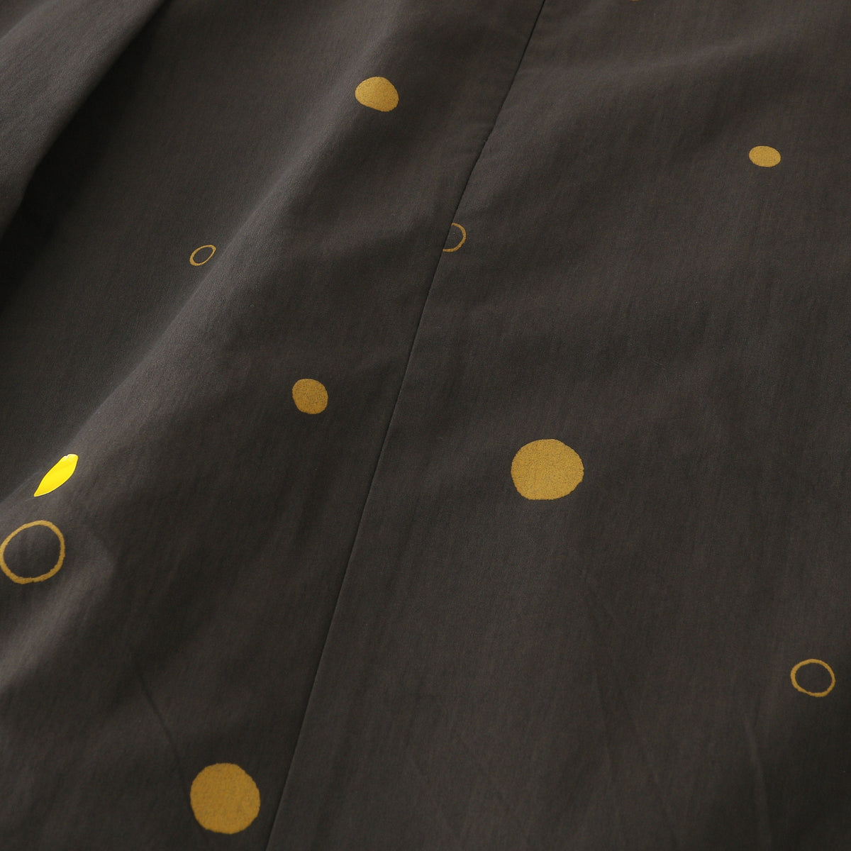 SPOT PRINT COTTON SILK SKIRT