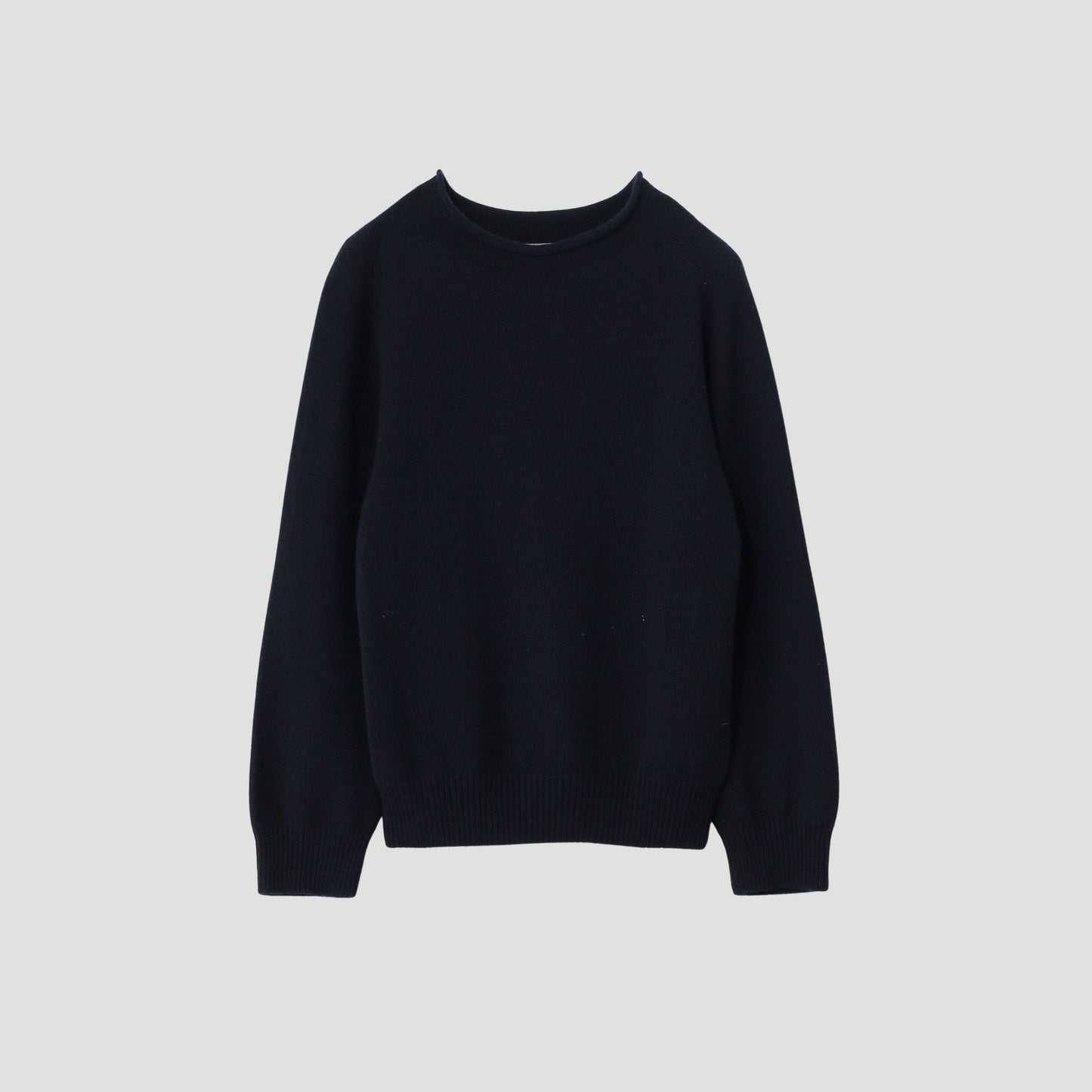 LONG SLEEVE CAST OFF ROLL NECK KNIT