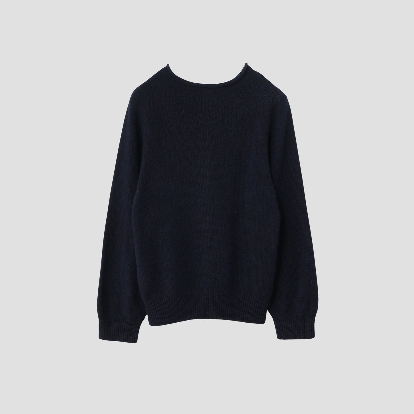 LONG SLEEVE CAST OFF ROLL NECK KNIT