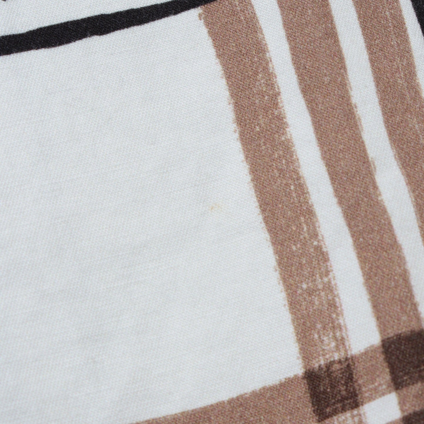 PAINTED CHECK COTTON LINEN SHIRT