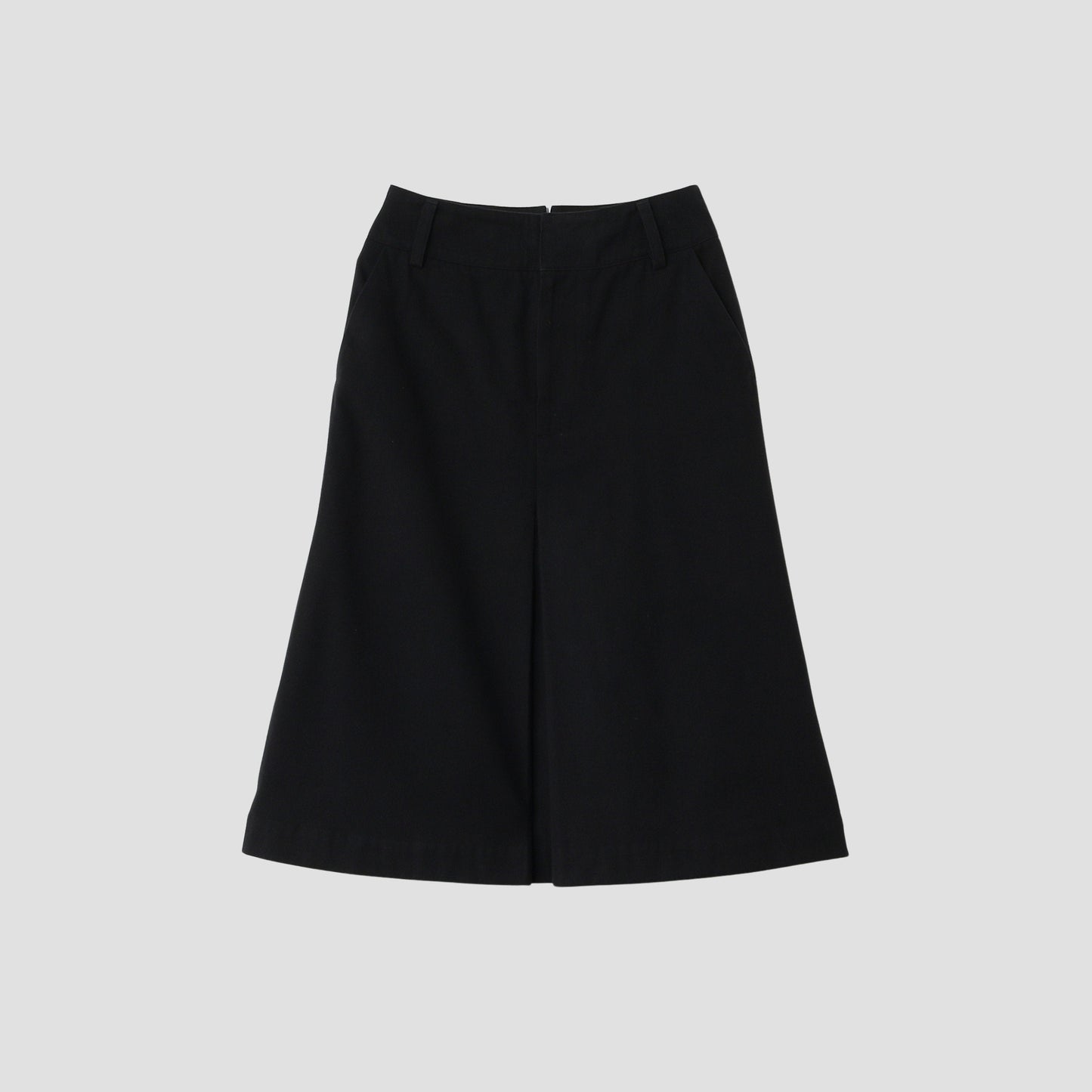 BRUSHED COTTON WOOL SKIRT