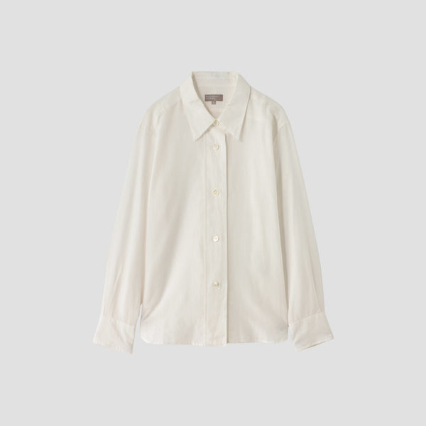 SHEER COTTON SILK SHIRT