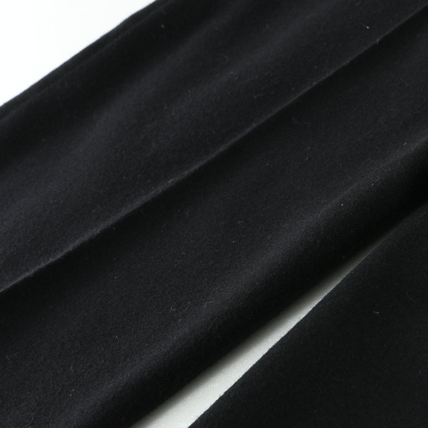 WOOL CASHMERE FLANNEL TROUSERS