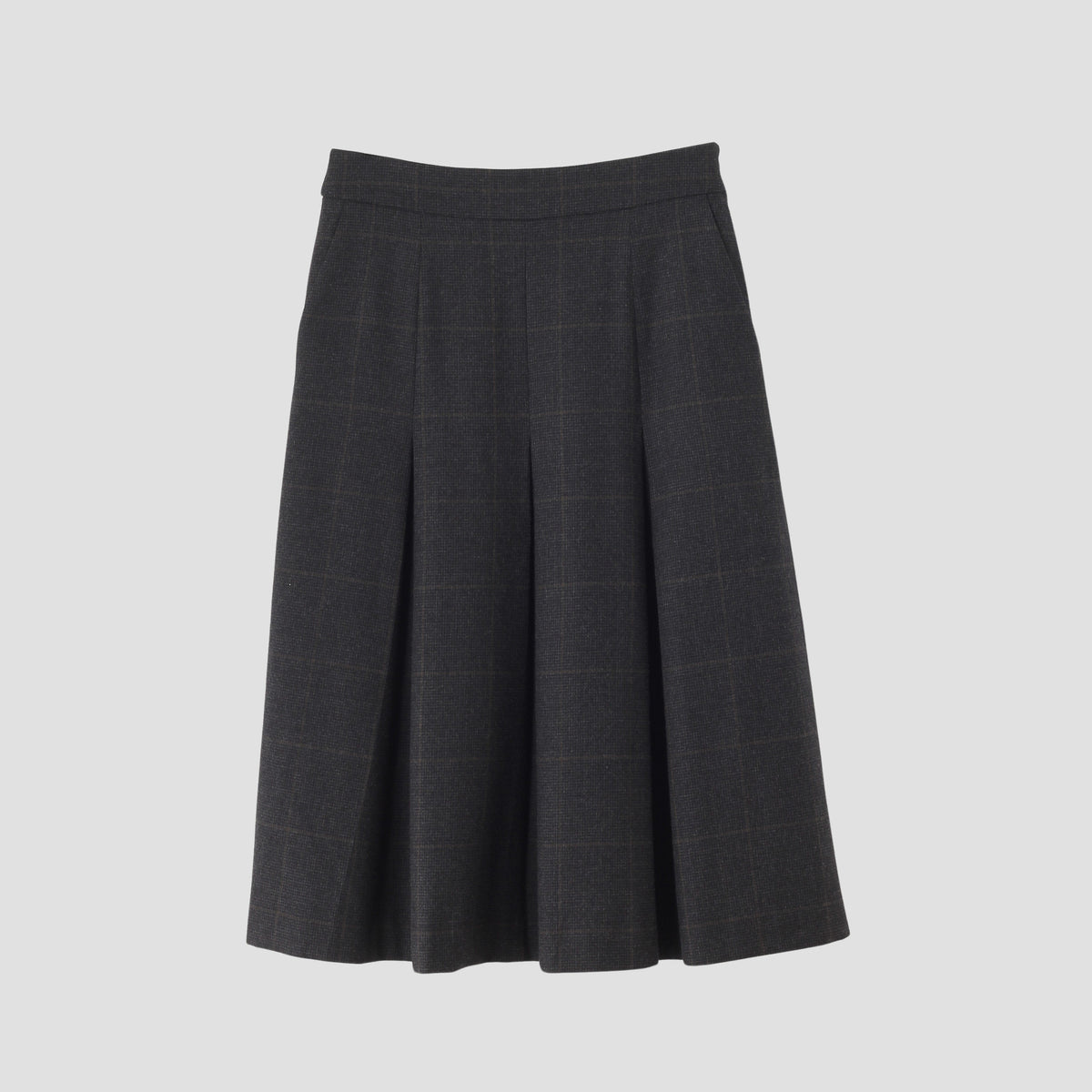 FINE WOOL FLANNEL SKIRT